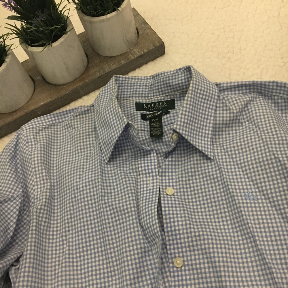 🐥 Lauren Ralph Lauren Petite Button Down